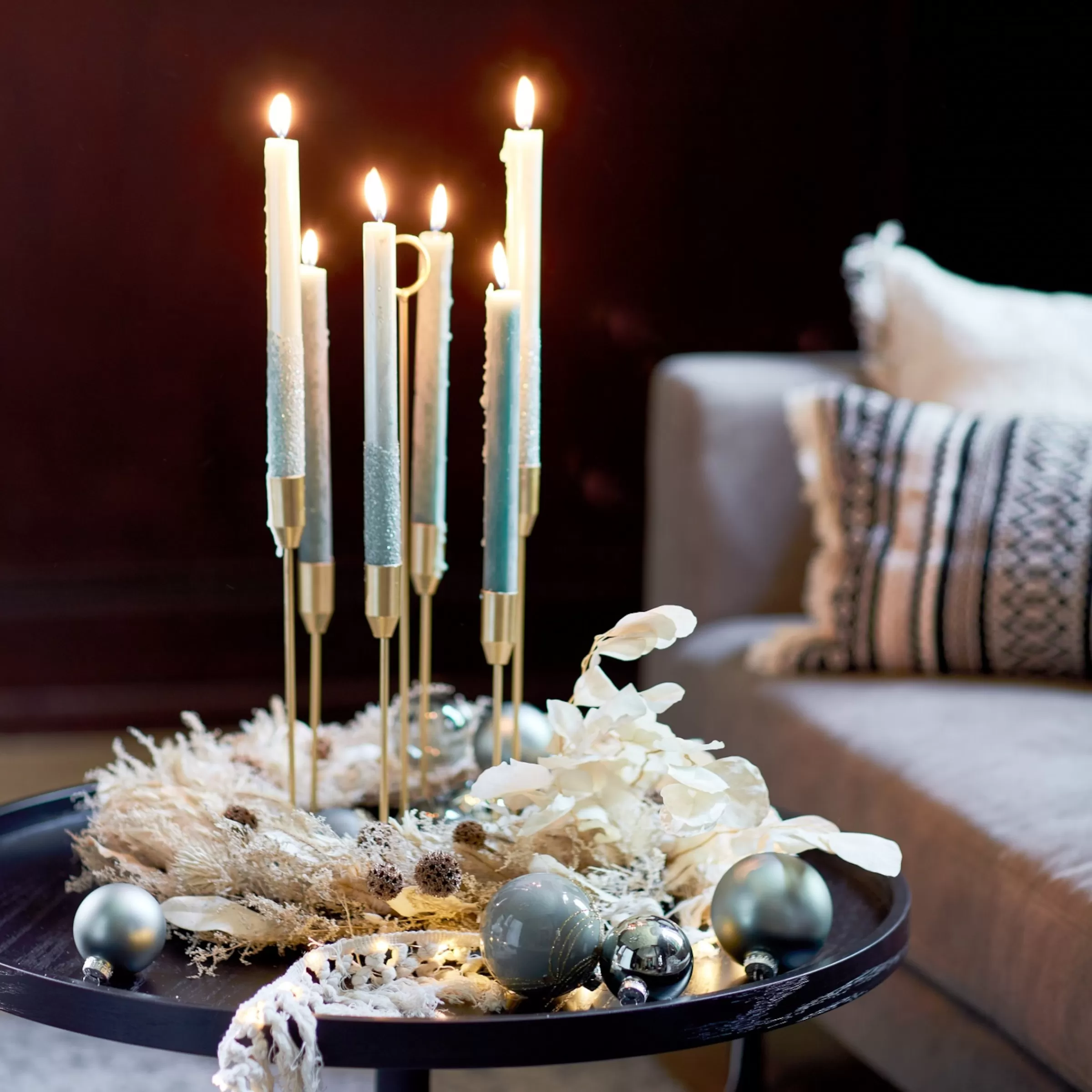 Depot Boule De Noël En Verre Vintage Glam