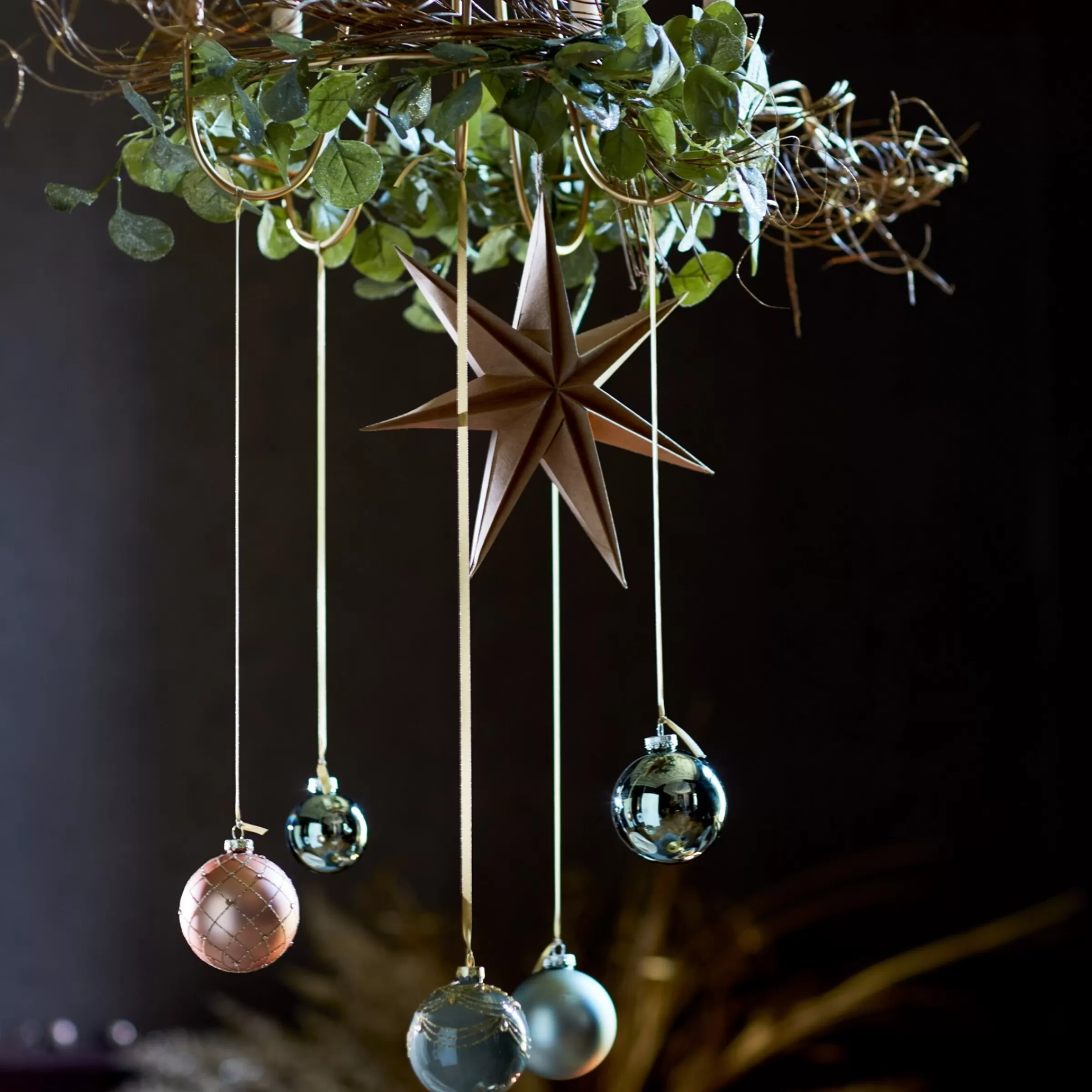 Depot Boule De Noël En Verre Vintage Glam