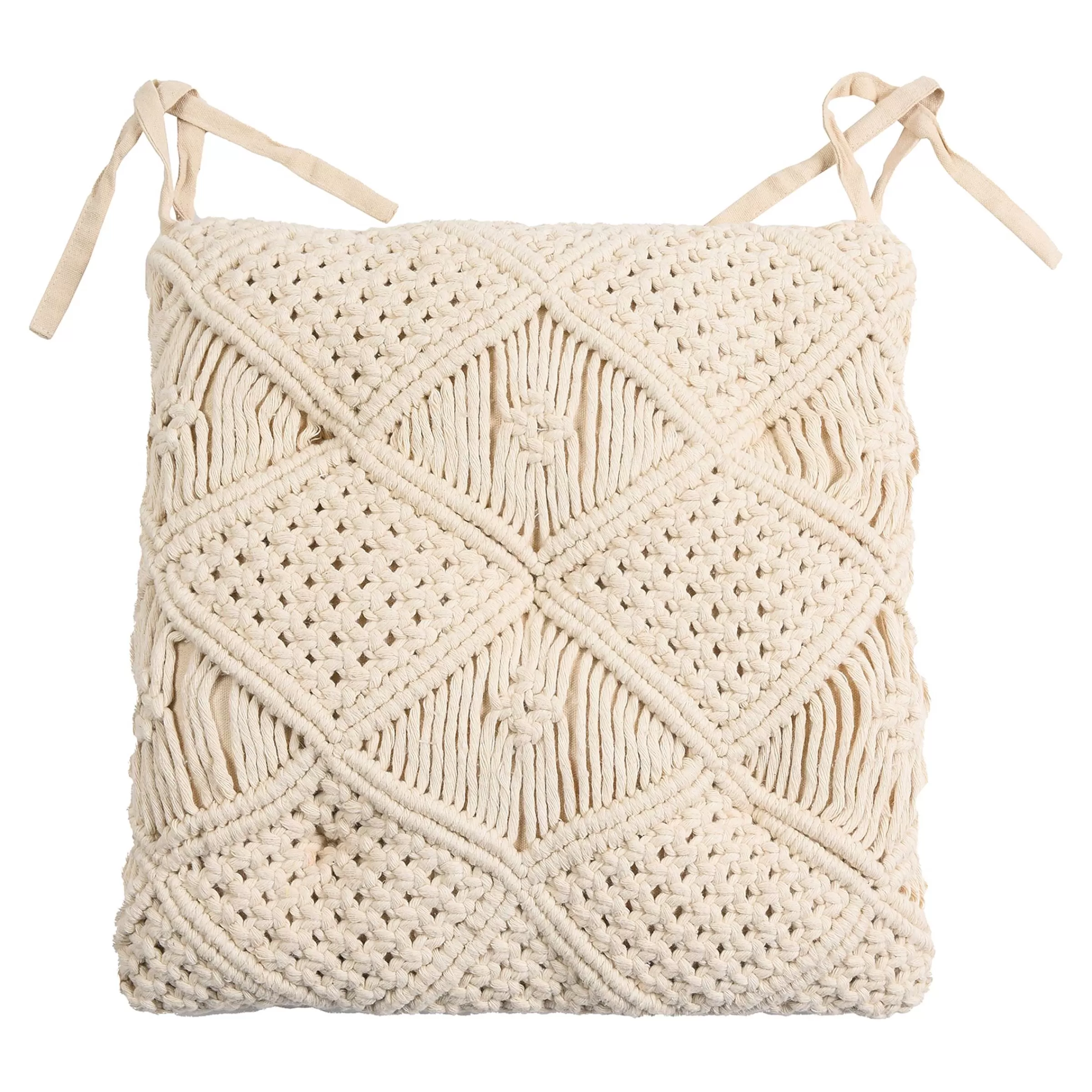 Depot Coussin D'Assise En Macrame Square Online