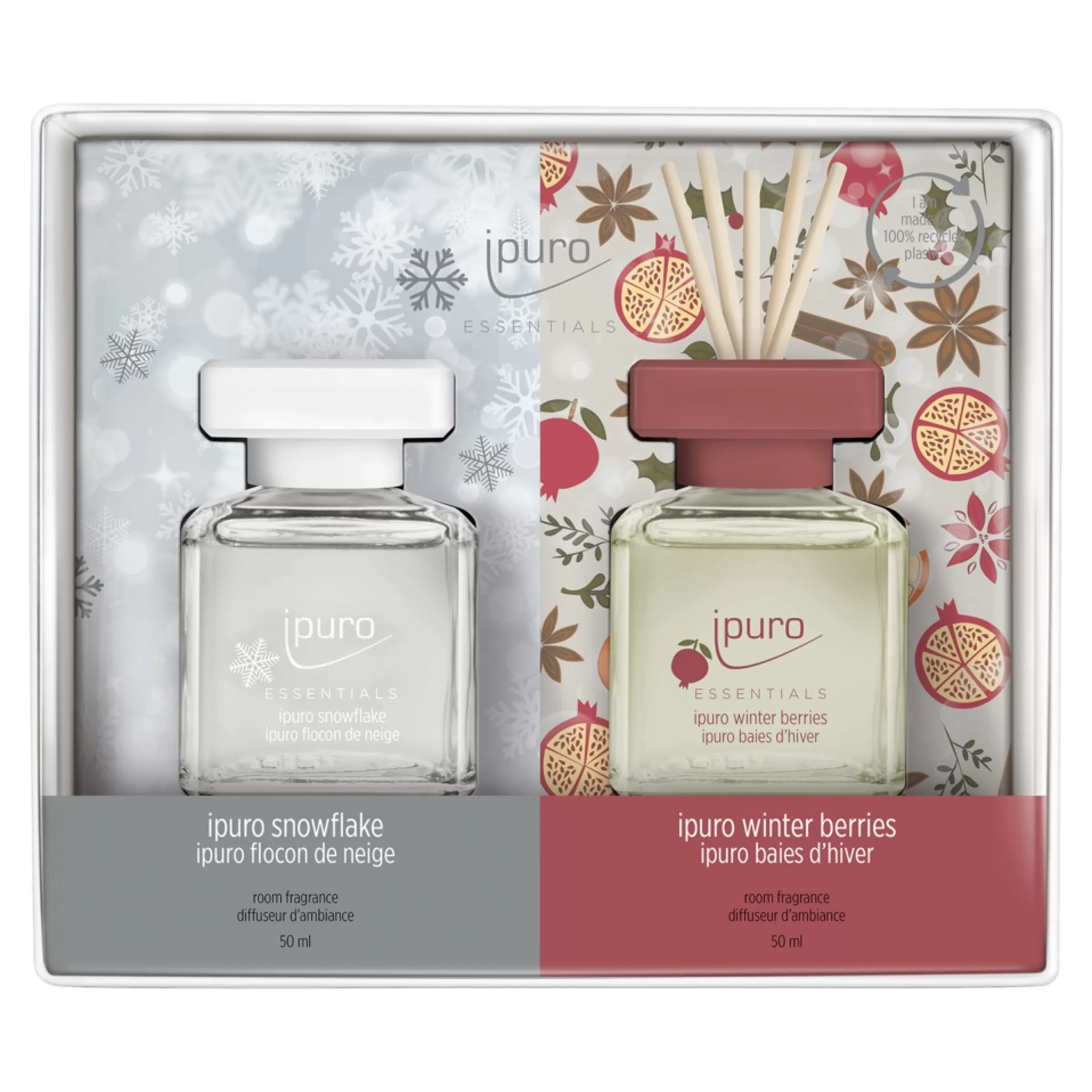 Depot Essentials Set De Parfum D'Ambiance Snowflake & Winter Berries Flash Sale