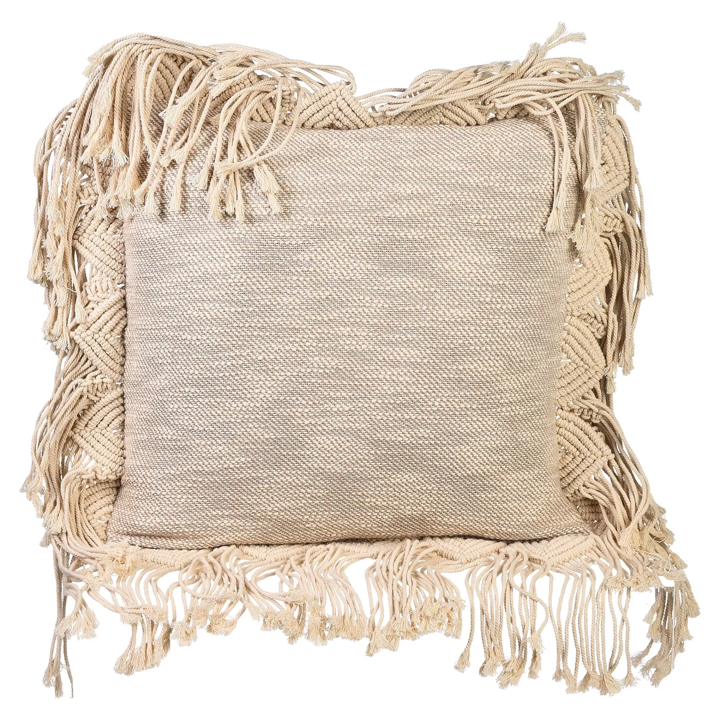 Depot Housse De Coussin En Macrame Outlet