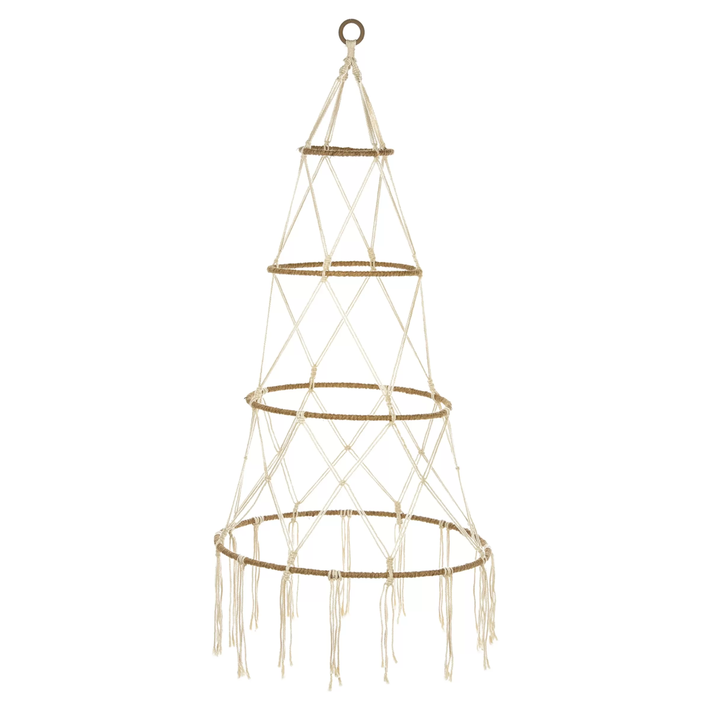 Depot Objet Décoratif A Suspendre Arbre En Macrame