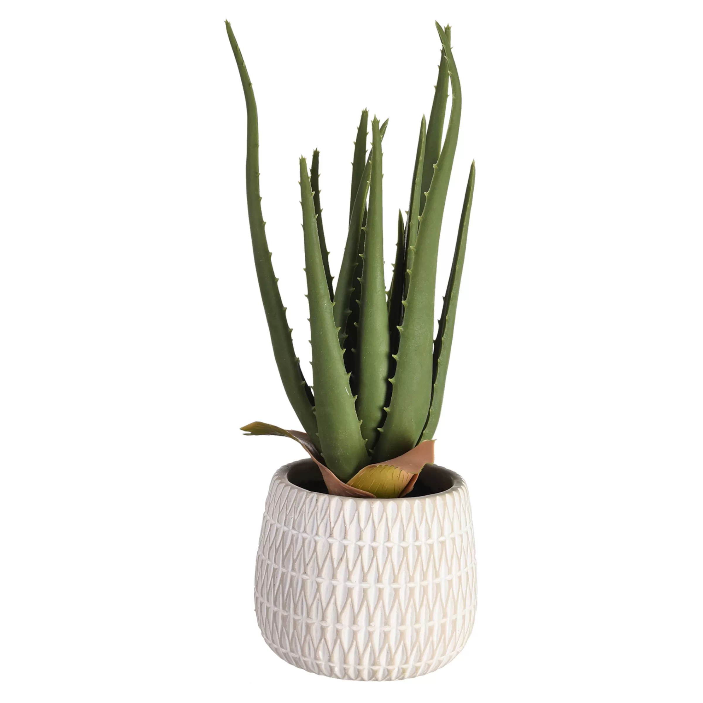 Depot Plante Artificielle Aloe En Pot