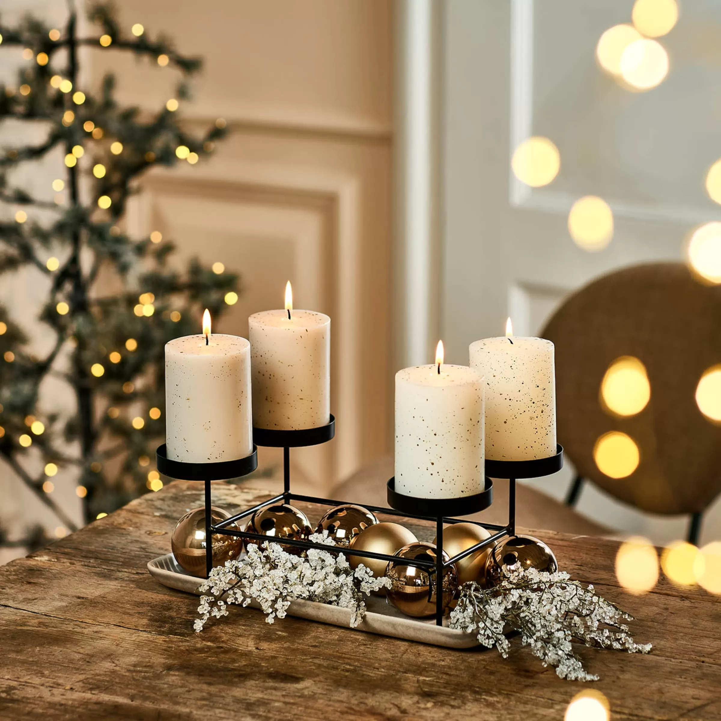 Depot Set De Boules De Noël En Verre