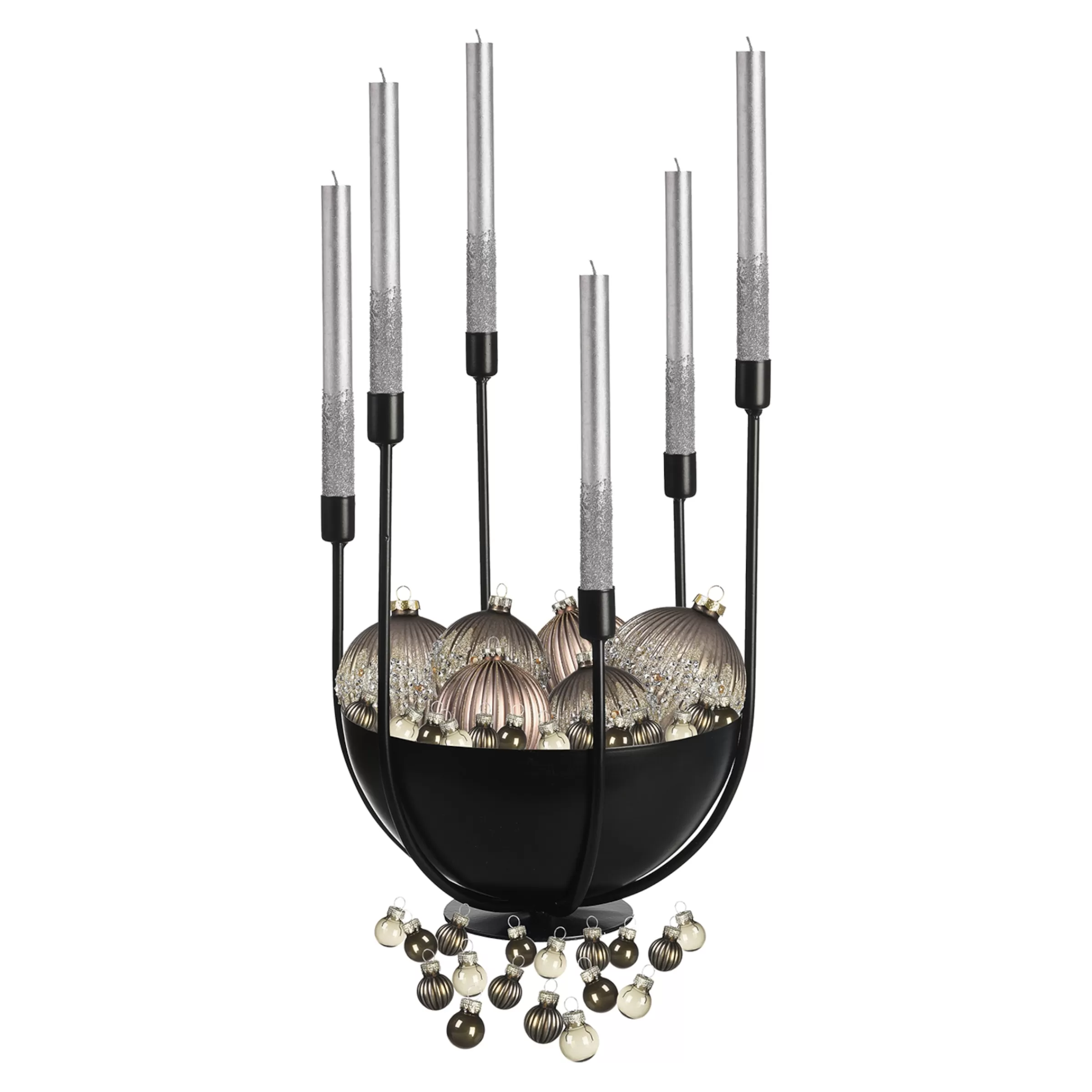 Depot Set De Décoration Porte-Bougies De Noël Glam