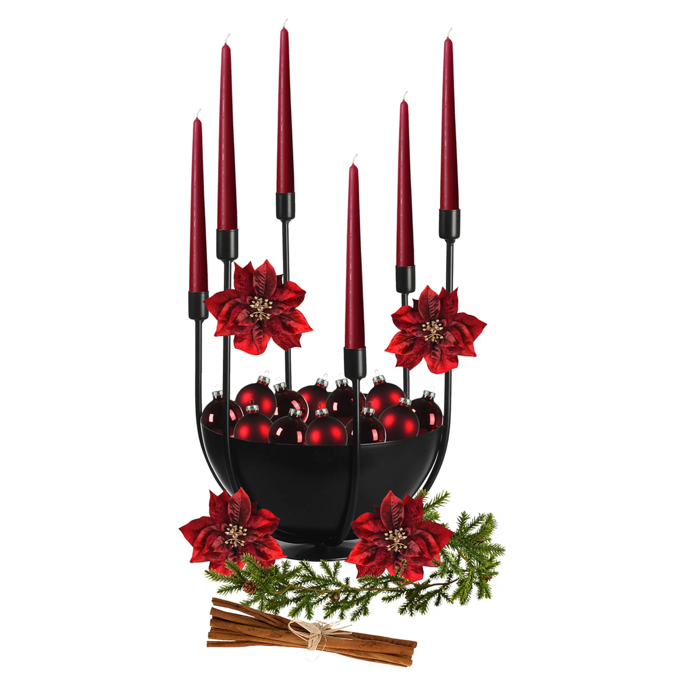 Depot Set De Décoration Porte-Bougies De Noël Traditionnel