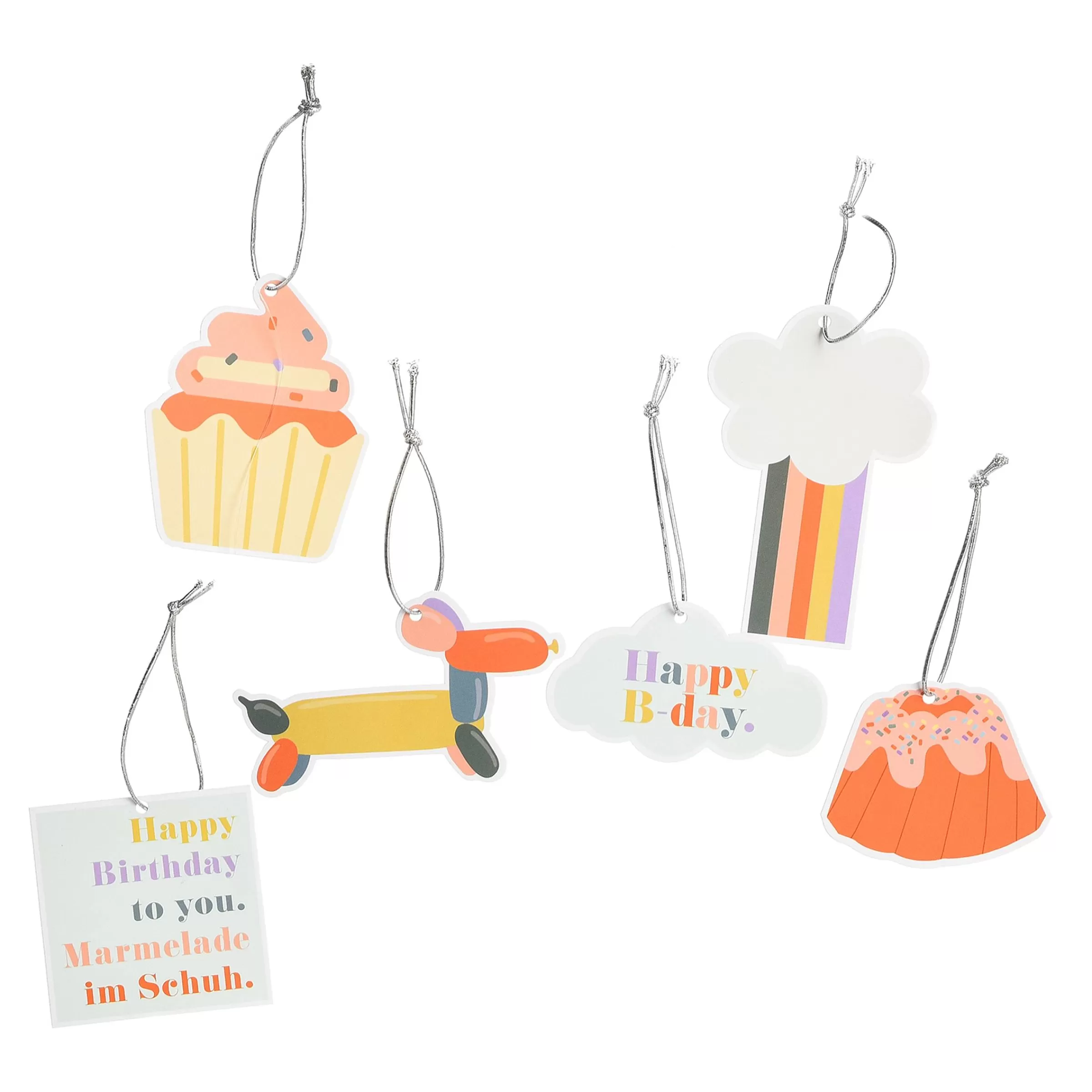 Depot Set De Pendentifs Décoratifs Happy Birthday Discount