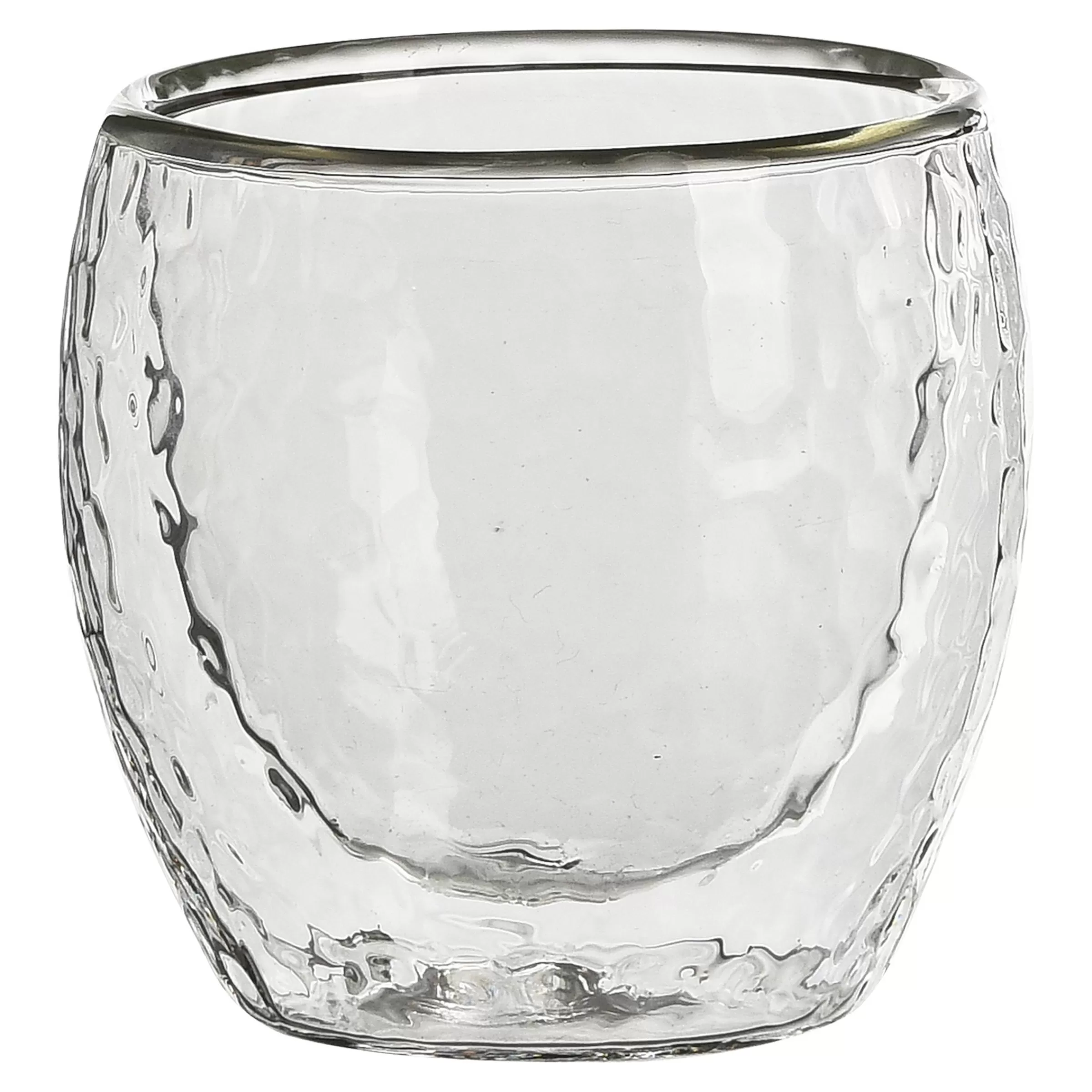 Depot Verre À Boire Isolant A Double Paroi Hammered Clearance